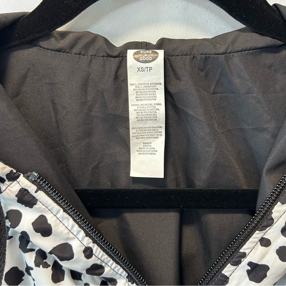 Anthropologie Pure+Good Obscura Dotted Cropped Windbreaker Size XS - Picture 2 of 7